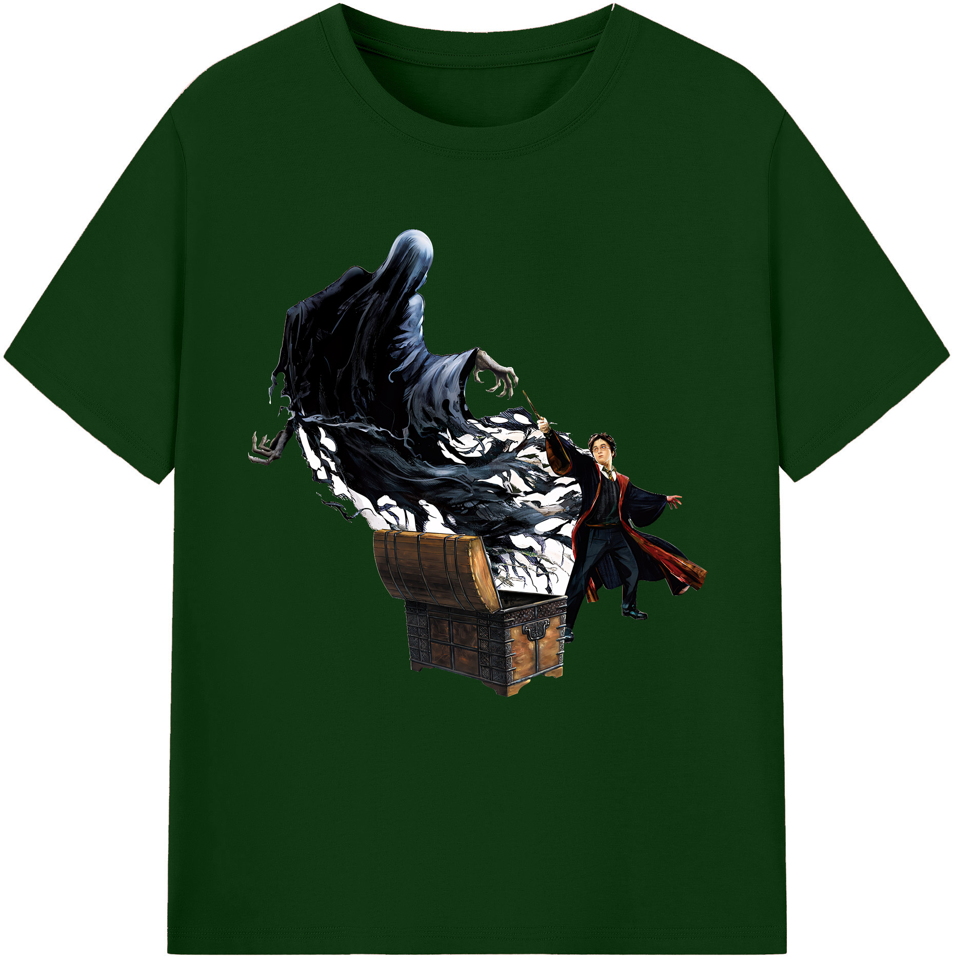 （画像用） Harry Potter ハリー・ポッターシリーズ 綿100％半袖Tシャツ（フロントプリント）